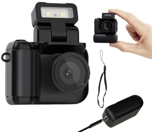 Plyisty Schlüsselanhänger-Kamera, 1080P-Daumenkamera, 1,44-Zoll-Micro-DV-DVR-Kamera-Camcorder, Micro-Videokamera für Studenten, Kinder (Black)