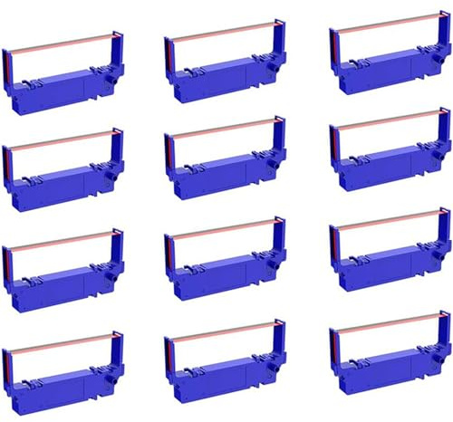 Lot de 12 rubans encreurs de rechange pour Star SP700 SP742 SP712 RC700 SP760 SP762 SP717 PRO5 GP3245 IBM4679-GCS 4679-GCS 4900
