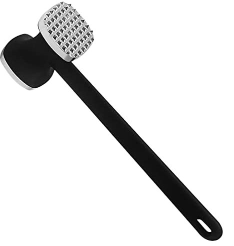 GZKDKZB Martillo para Carne, Martillo para Carne de Doble Cara, ablandador, Martillo para Carne de Cocina, mazo con Mango de Agarre cómodo, mazo para Carne Resistente