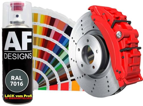 Alex Flittner Designs Spraydose RAL7016 ANTHRAZITGRAU | Hochwertiger 2K - Bremssattellack: Der Alex Flittner Designs 2K Bremssattellack bietet eine langlebige, widerstandsfähige