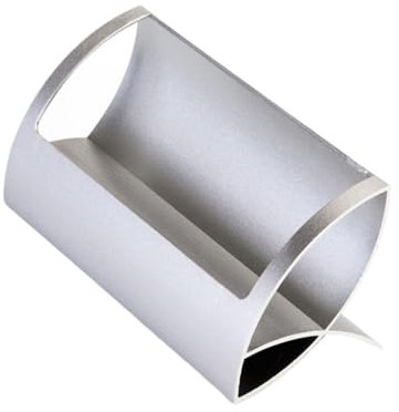Visitenkartenhalter, Mehrzweck-Kartenhalter, Bürobedarf, Visitenkartenhalter, Schreibtisch, Büro-Desktop-Organizer, Visitenkarten-Organizer (Silber, 10 x 6,1 x 4,1 cm)