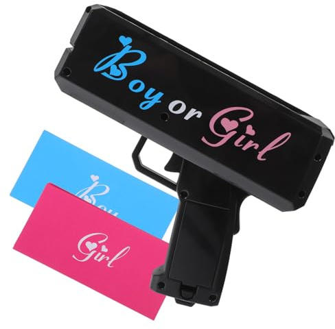 Sparatutto per Rivelazione Gender Reveal, Set 1 Pezzo, Nero