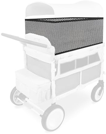 Stroller Wagon Sunshade Net Canopy for Wonderfold W4 W2, 118x13in Premium Breathable Stroller Wagon Sunshade Net Suitable for Camping Picnic Outdoor Activities