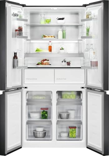 AEG RMB952D6VB - Frigorifero Americano Side by Side 522 Litri No Frost Nero Classe Energetica D