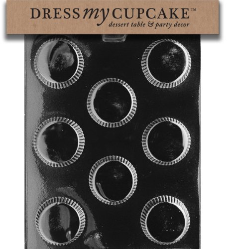 Dress My Cupcake Chocolate Candy Mold, Large Peanut Butter Cup