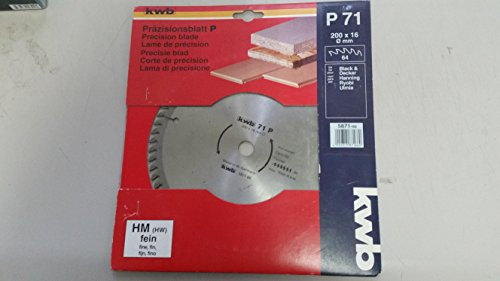 Kreissägeblatt 200x16 HM 64 Zähne Typ 71P