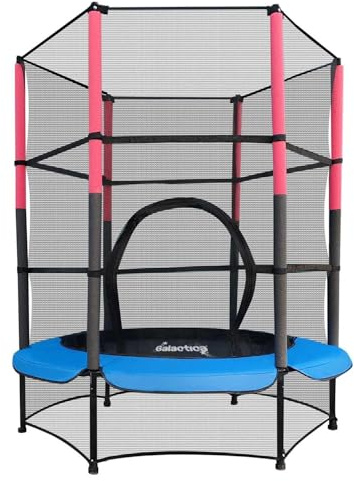 WestWood Mini Trampoline Tremplin avec Filet de sécurité pour Enfants, Bleu