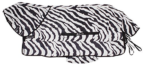 Bucas Sweet-Itch Full-Neck Pony - Zebra, Größe:105