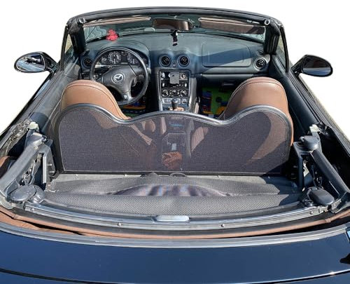 Aperta Windschott passend für Mazda MX-5 (1989-1997) NA 100% Passgenau OEM Qualität Schwarz Windstop Windabweiser