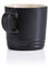 Le Creuset Tazza cappuccino London in gres vetrificato, 200 ml, Nero, 70303200000099
