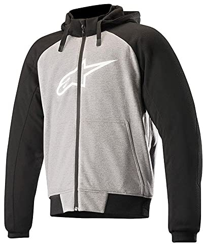 Alpinestars Hoodie Sweatshirt Sweatjacke Kapuzenpullover Chrome Sport Hoodie schwarz XL, Herren, Sportler, Ganzjährig, Polyester