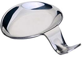 Bacchette, supporto for bacchette in acciaio inox a doppio uso, cucina e tavolo decorazione argento (Color : B)
