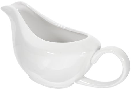 BESTonZON Phnom Penh Juice Bucket Ceramic Dipping Sauce Cup Sauce Dispenser for Restaurant Condiment Boats