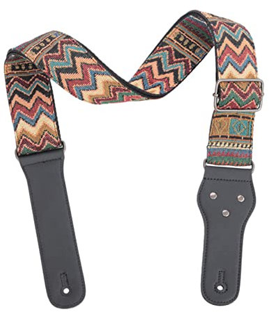Toyvian 2stücke Bohemia Gitarrengurt Einstellbarer Schultergurt Für Akustik Gitarre Einzigartiges Design Leicht Und Langlebig Für Unvergessliche Musikevents