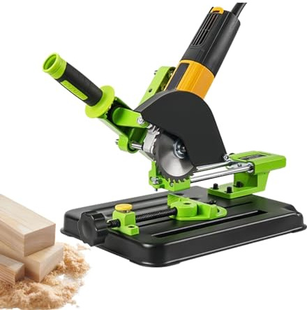 Soporte de mesa para amoladora angular, base de soporte para amoladora angular - Mesa de modificación de amoladora angular inoxidable | Ángulo de corte ajustable con base gruesa resistente al calor pa