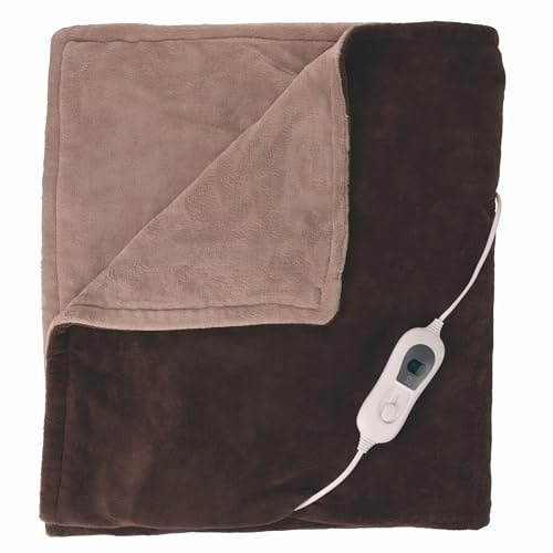 Kooper Heizdecke, elektrisch, 120 x 160 cm, 2 Temperaturen, 120 W, Braun