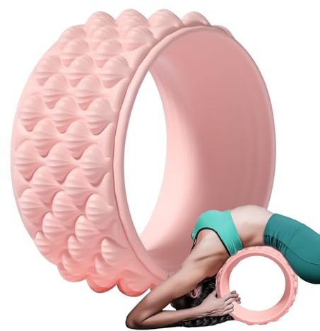 Rullar för muskelmassage, yogahjul för djup återhämtning av vävnader, multifunktionella fitnesstillbehör, kärnträningsverktyg för familjer och vänner, 30 x 15 cm