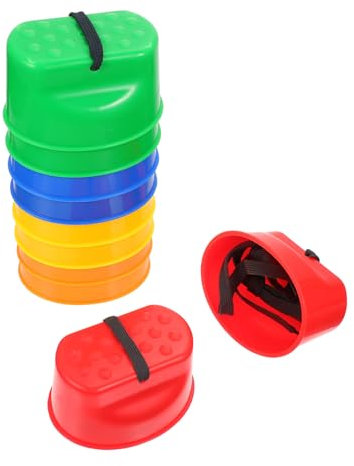 CHICAMPERA 5 Junge Mädchen Laufstelzen Für Outdoor- Gleichgewichtsübungsgerät Sportgerät Mit Lustigem Muster Leicht Und Tragbar Robustes Material Für Frühe Entwicklung