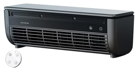 Ventilateur Rafraîchisseur d'Air,Ventilateur De Climatiseur Murale | Appareil de Ventilation avec Fonction Chargeur Sans Fil pour Usage Intérieur Extérieur Maison Voyage