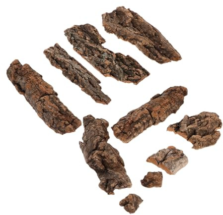 BESTonZON Corteccia Di Sughero Substrato Per Rettili Nascondiglio Per Serpenti e Tartarughe Decorazione Naturale Per Acquari e Terrari
