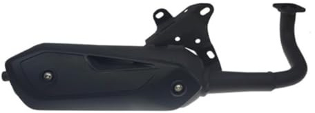 Auspuff Silent Pro Black Edition passend für CPI Generic Keeway Sachs ATU 50ccm 2-Takt Roller E-Geprüft Top Qualität