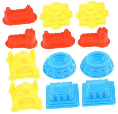 ORFOFE Set de 30 Moldes de Plástico para Castillos de Arena, Juguetes Seguros y Portátiles para Niños, Adecuado para Juegos al Aire Libre Interiores Color Aleatorio