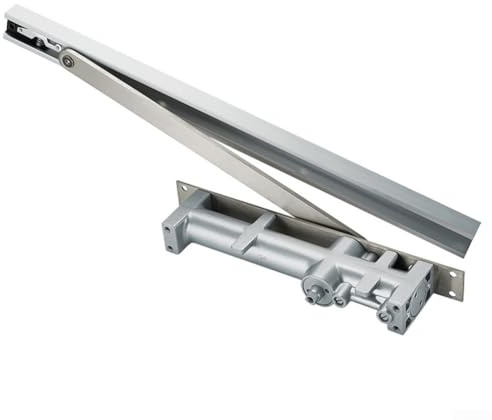 Zilimontt Cierrapuertas automático invisible con sistema de amortiguación hidráulica y velocidad de cierre ajustable para puertas de madera de hasta 45 kg, ideal para hogar, hotel y uso comercial