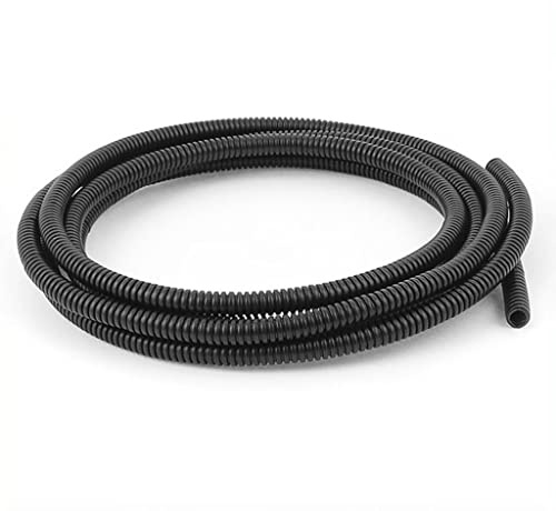 ChegLI Avvolgicavo a spirale Premium - Tubo ondulato resistente for l'isolamento del cablaggio, flessibile e ignifugo - 1 pezzo(5mx11.6mm opening)