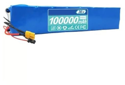 Bicicletta Elettrica Batteria Al Litio Da 36V 100AH Batteria Ricaricabile Per Monopattino Elettrico 10S3P Batteria Al Litio Impermeabile Per Mountain Bike Elettrica XT90