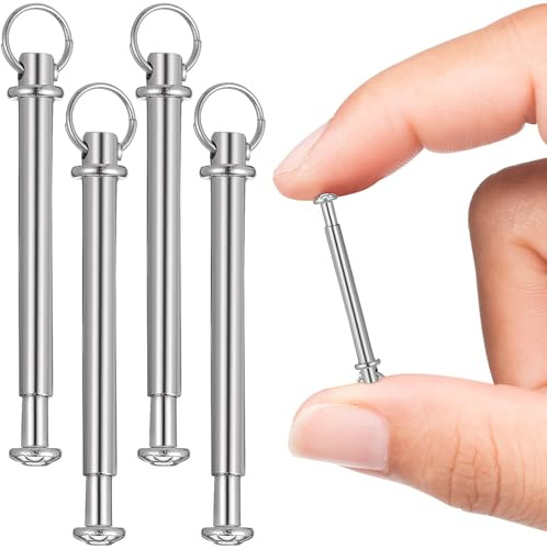 Kit Riparazione Ventagli Rivetti, Dadi, 5 Set, Acciaio Inox | Accessori per Riparazione Ventagli, Montaggio Facile, Uso Fai, Colore Argento, Lunga Durata