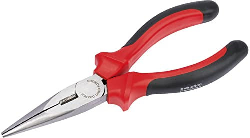 Draper 165mm Heavy Duty Long Nose Pliers with Soft Grip Handles 67997