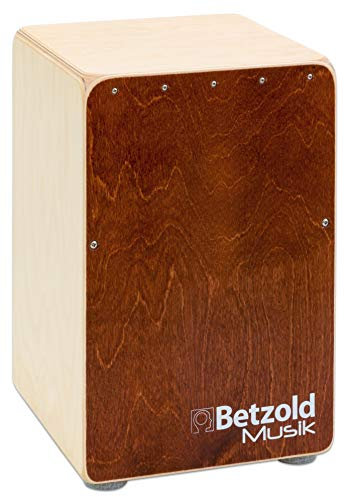 Betzold Musik - Cajon Premium, Birke, hervorragende Qualität, Snare - Percussioninstrumente Percussion Kinder Musikunterricht Musikschule lernen Rhytmik Rhytmus