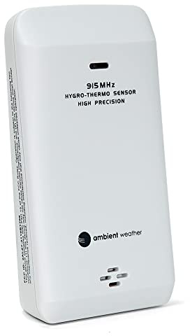 Ambient Weather TX-3110B - Termo-higrómetro inalámbrico para estaciones meteorológicas WS-8482, WS-8478