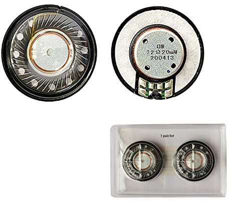 1 paio di altoparlanti da 40 mm di ricambio per cuffie Bose Quietcomfort QC2, QC25, QC35, QC15, QC3, AE2, OE2, Studio 2.0, 32 ohm