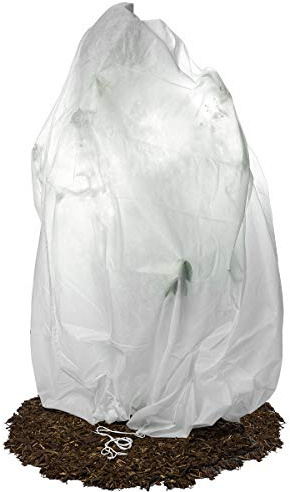 HaGa® Frostschutzhaube 5er-Pack Winterschutz Frostschutzvlies 220cmx240cm weiß - Mehrjährig verwendbar - Universal Schutz - Sehr Robust