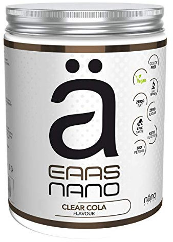 Nanosupps - EAA Pulver Clear Cola Geschmack - Aminosäuren Pulver vegan & hoch dosiert - mit essenziellen Aminosäuren - Vor, während & nach dem Workout zum Muskelaufbau