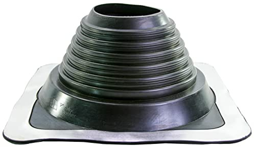 MASTER FLASH Passage de toit flexible Joint EPDM Bride anti-pénétration d'eau Protection pour cheminées Tuyaux Câbles Panneaux Passe-toit Standard #5 (101 - 209mm)