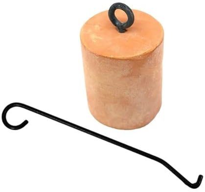 Pack Pierre allume feu + crochet rapide et efficace pour barbecue, cheminée et feu de camp