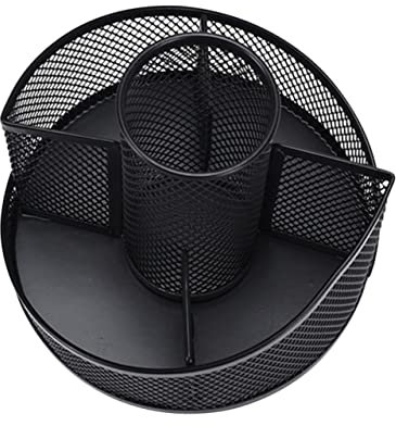 Ciieeo Multi-funktionaler Rotierender Stifthalter Aus Metall Desktop Organizer Für Stifte Und Büromaterial Elegantes Design Für Schreibtisch Und Home Office