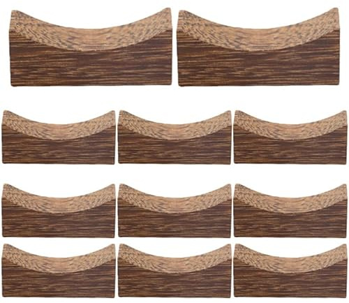 PRETYZOOM 60 Pz poggia Bacchette in Legno portaposate poggiaposate Porta forchetta Porta stoviglie per la casa poggia Posate Stile Giapponese poggia Cucchiaio Ornamenti wengé