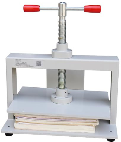HYYKEJI Manuelle Papierpressmaschine, 1500 kg große Papierglättmaschine, 145 mm Presspapierstärke, einfache Bedienung, doppelte Ausgleichsstange, für Büro, Druck, Buchhandlung, A3