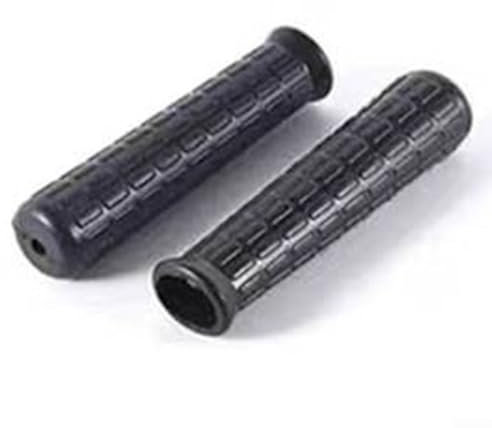 HEBEOT Hochwertige Schubkarrengriffe, schwarzer Gummi-Ersatz für Haltbarkeit und Komfort (122 x 33 mm)