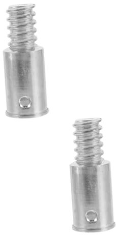 Beavorty 2st Verlängerungsstange Mit Gewinde Besenstielaufsätze Besenstielspitze Besenstiel Mit Gewindeende Besenstiel-gewindeendbefestigungen Besenstielteile Adapter Aluminiumlegierung