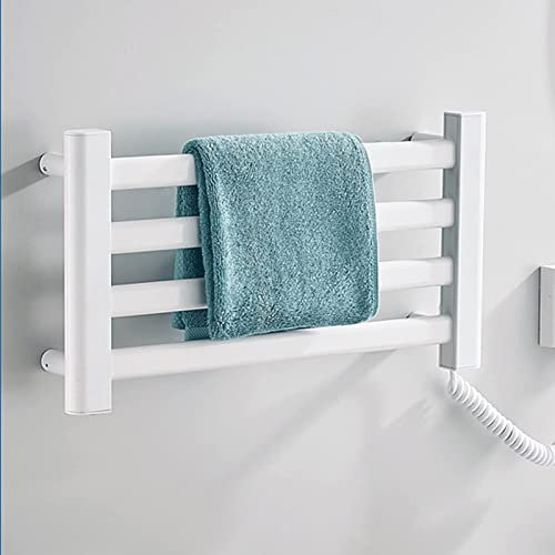 Scaldasalviette Elettrico, Portasciugamani Elettrico, Scaldasalviette A Parete In Acciaio Inossidabile Scaldasalviette Caldo Per Il Bagno Scaldasalviette Elettrico Portatile In Alluminio Con 4 E 7