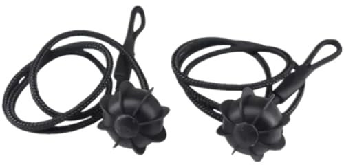 FVGOKMNA Kofferraum Halteband Kompatibel Mit Vw Für Golf 5 6 Für GTI R20 Schrägheck Hutablagen Kofferraumdeckel Rückregal Schnur Haltegurt Seil SmallBall 1K6 863447A(2 Item)
