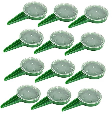 TOYANDONA 12pièces Semoir Portable pour Jardin Outil de Semis Réglable et Pratique Lot de Semoirs Légers et Faciles à Transporter
