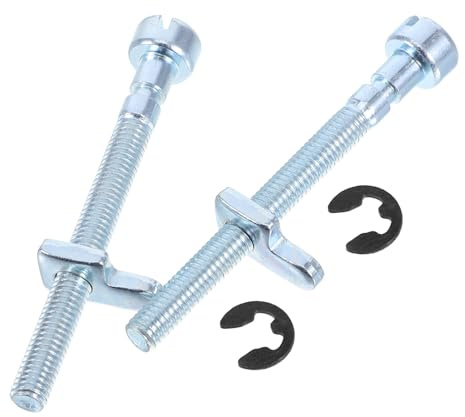 Toyvian 2juegos Tensor De Cadena De Motosierra Tornillo De Ajuste De Alta Resistencia Herramienta De Ajuste Para Barra De Cadena Compatible Varios De Motosierras Jardinería y Tala