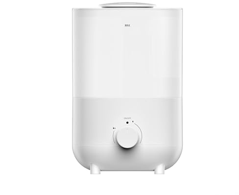 iTOMA 2L White Humidifier - One-Touch Operation, 360° Adjustable Mist, Ultrasonic Quiet for Bedroom & Office