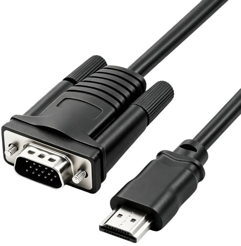 Cable HDMI a VGA 1.5m Conversor Unidireccional de Señal Digital a Analógica