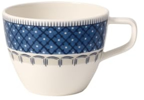 Villeroy & Boch – Casale Blu Kaffeetasse Blau/Weiß 250 Ml, Spülmaschinenfest, Mikrowellensicher, Becher, Tasse, Kaffeebecher, Heißgetränkebecher Für Kaffee Und Tee, Premium Porzellan